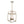 Chandelierias-Modern Farmhouse 4-Light Wrought Iron Geometric Cage Pendant-Pendants-13.0 in-