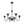 Chandelierias-Modern Farmhouse 6-Light Swooping Arm Candle Style Chandelier-Chandeliers-6 Bulbs-Matte Black