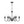 Chandelierias-Modern Farmhouse 6-Light Swooping Arm Candle Style Chandelier-Chandeliers-6 Bulbs-Matte Black
