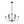 Chandelierias - Modern Farmhouse 9 - Light Candlestick Tiered Chandelier - Pendant - Matte Black - 
