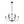 Chandelierias - Modern Farmhouse 9 - Light Candlestick Tiered Chandelier - Pendant - Matte Black - 