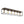 Chandelierias - Modern Farmhouse Wood Rectangle Cage Semi - Flush Mount - Semi Flush - Black - 5 Bulbs