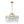 Chandelierias - Modern Glam 6 - Light Floral Crystal Drum Pendant - Chandeliers - Brass - 