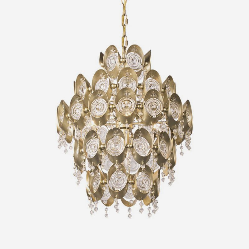 Chandelierias - Modern Gold Luxury Crystal Chandelier - Chandelier - 5 Bulbs - 