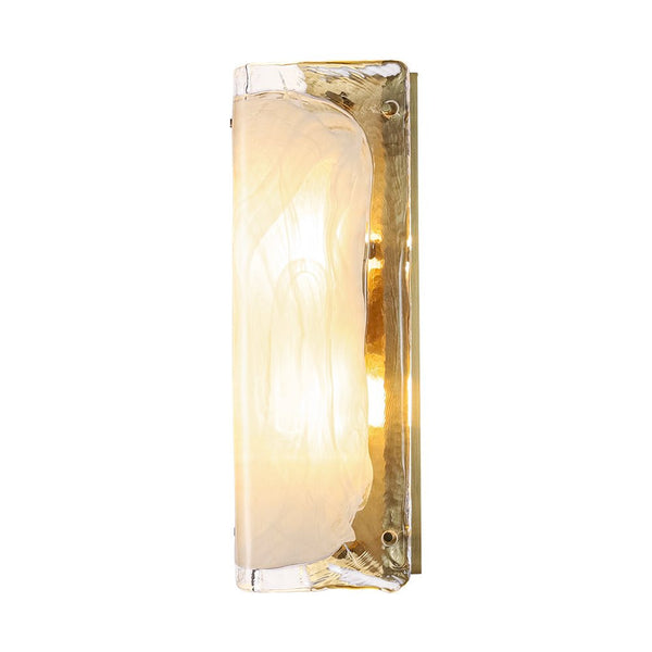 Chandelierias - Modern Handmade Cloud Glass Linear Vanity Light - Wall Light - 13.4in - 