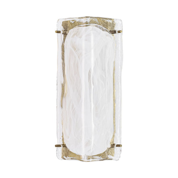 Chandelierias - Modern Handmade Cloud Glass Linear Vanity Light - Wall Light - 13.4in - 