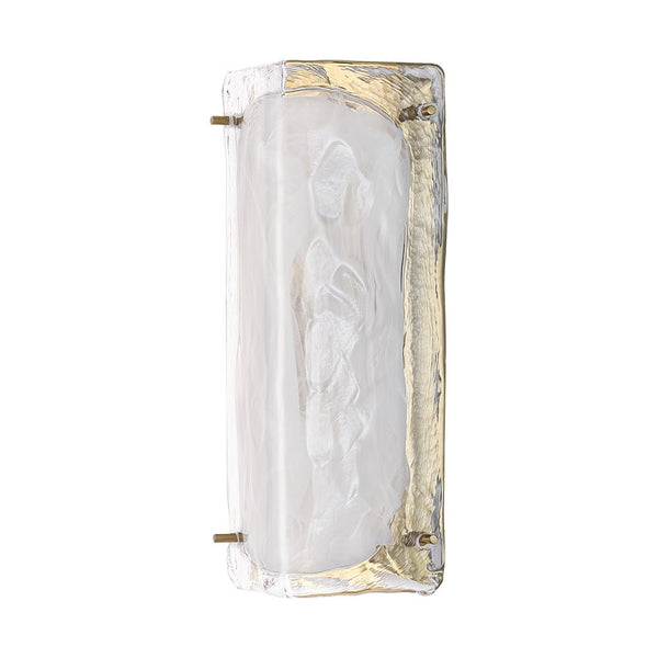 Chandelierias - Modern Handmade Cloud Glass Linear Vanity Light - Wall Light - 13.4in - 