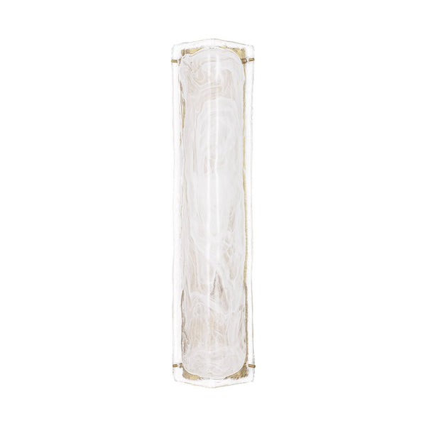 Chandelierias - Modern Handmade Cloud Glass Linear Vanity Light - Wall Light - 13.4in - 