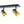 Chandelierias-Modern Industrial 4-Light Directional Spotlight Semi-flush Mount-Semi Flush-Black & Brass-