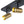 Chandelierias-Modern Industrial 4-Light Directional Spotlight Semi-flush Mount-Semi Flush-Black & Brass-