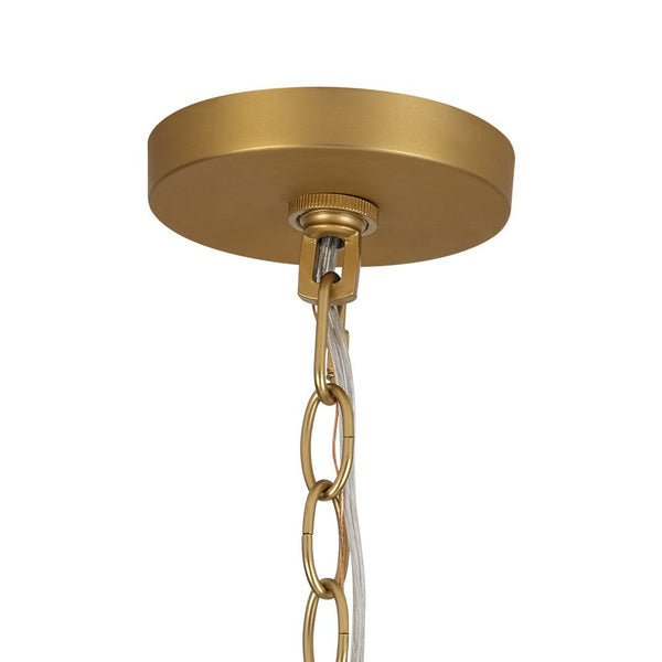 Chandelierias - Modern Ivory White Conical Glass Single Pendant - Pendants - Sleek Brass - 