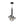 Chandelierias - Modern Linear 3 - Light Mirror Gradient Glass Pendant - Pendants - Matte Black - 