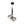 Chandelierias - Modern Linear 3 - Light Mirror Gradient Glass Pendant - Pendants - Matte Black - 