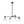 Chandelierias - Modern Linear 4 - Light Criss - cross Hand - blown Glass Chandelier - Chandeliers - Black - 