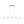 Chandelierias - Modern Linear 5 - Light Iridescent Bell Glass Chandelier - Pendant - Chrome - 