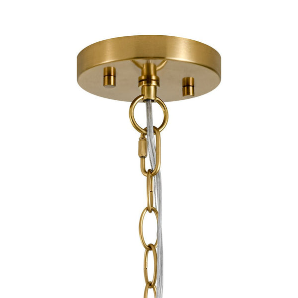 Chandelierias - Modern Minimalist 1 - Light Tapered Metal Pendant - Pendants - Brass - 