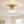 Chandelierias-Modern Ribbed Glass Brass Single-Light Semi-flush Mount-Semi Flush-Brass-
