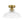 Chandelierias-Modern Ribbed Glass Brass Single-Light Semi-flush Mount-Semi Flush-Brass-