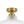 Chandelierias-Modern Ribbed Glass Brass Single-Light Semi-flush Mount-Semi Flush-Brass-