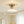 Chandelierias-Modern Ribbed Glass Brass Single-Light Semi-flush Mount-Semi Flush-Brass-