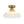 Chandelierias-Modern Ribbed Glass Brass Single-Light Semi-flush Mount-Semi Flush-Brass-