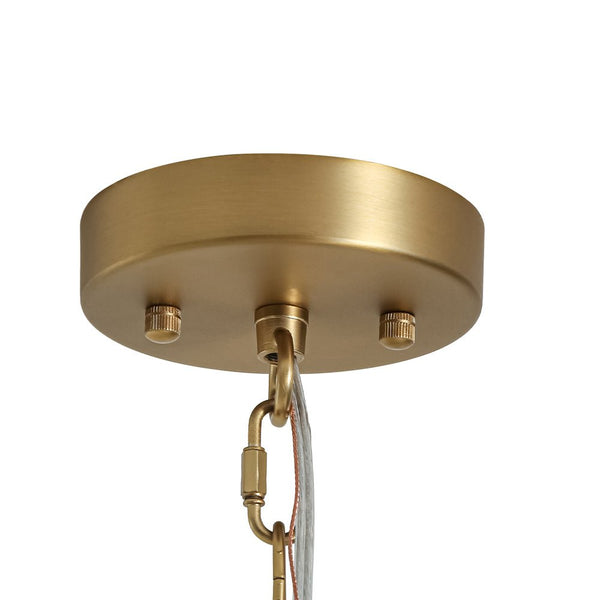 Chandelierias - Modern Rustic 4 - Light Swoop Arm Drum Pendant - Pendant - Matte Black - 