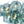 Chandelierias - Modern Tiffany Blue 19 - Light Seedy Glass Cluster Chandelier - Chandeliers - Blue Seeded Glass - 