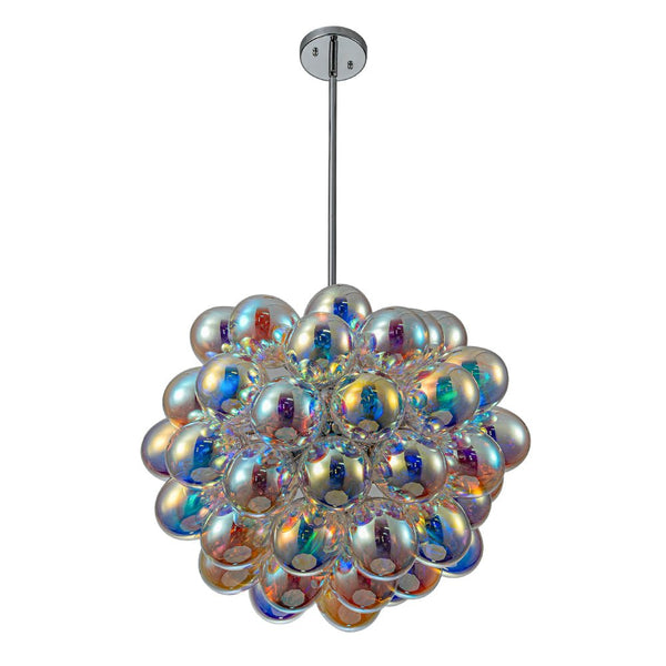 Chandelierias - Multi - colored Balloon Glass Cluster Bubble Chandelier - Chandeliers - Large - 