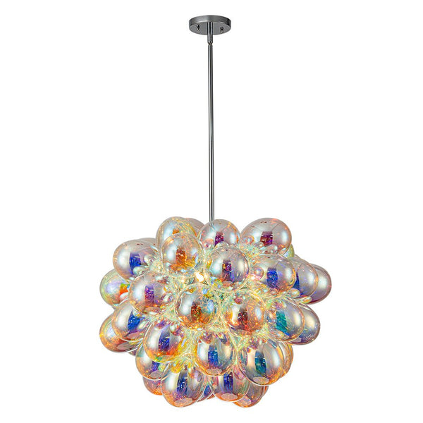 Chandelierias - Multi - colored Balloon Glass Cluster Bubble Chandelier - Chandeliers - Large - 