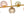 Chandelierias-Multi‑Color 5-Light Hammered Glass Bubble Linear Pendant-Chandeliers-Brass-