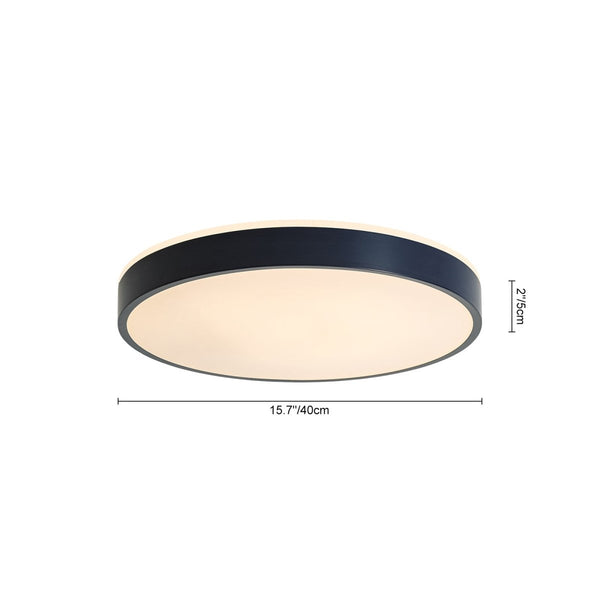 Chandelierias-Nordic Deep Ocean 5CCT Dimmable LED Round Flush Mount-Flush Mount-Deep Ocean-