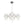 Chandelierias - Nordic Style Luxury Firefly Geometric Stainless Steel LED Crystal Chandelier - Chandelier - Starry Small Waist - 