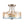 Chandelierias-Ombre 2-Light Hammer Glass Drum Semi-Flush Mount-Semi Flush-Nickel-
