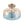 Chandelierias-Ombre 2-Light Hammer Glass Drum Semi-Flush Mount-Semi Flush-Nickel-