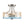 Chandelierias-Ombre 2-Light Hammer Glass Drum Semi-Flush Mount-Semi Flush-Nickel-