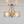 Chandelierias-Ombre 2-Light Hammer Glass Drum Semi-Flush Mount-Semi Flush-Nickel-
