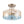 Chandelierias-Ombre 2-Light Hammer Glass Drum Semi-Flush Mount-Semi Flush-Nickel-