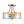 Chandelierias-Ombre 2-Light Hammer Glass Drum Semi-Flush Mount-Semi Flush-Nickel-