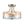 Chandelierias-Ombre 2-Light Hammer Glass Drum Semi-Flush Mount-Semi Flush-Nickel-
