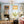 Chandelierias-Ombre 2-Light Hammer Glass Drum Semi-Flush Mount-Semi Flush-Nickel-Sea & Sunset