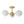 Load image into Gallery viewer, Chandelierias - Open Box - 3 - Light Mid - century Frosted Glass Semi - Flush Mount - Semi Flush - Brass - 3 Bulbs
