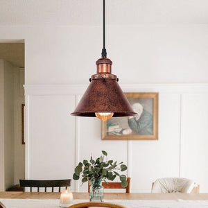 Chandelierias - OPen Box - Farmhouse 1 - Light Retro Cone Pendant - Pendant - 