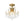 Chandelierias-Ornate French 3-Light Sparkle Crystal Semi-flush Mount-Semi Flush-Brass-