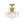 Chandelierias-Ornate French 3-Light Sparkle Crystal Semi-flush Mount-Semi Flush-Brass-
