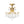 Chandelierias-Ornate French 3-Light Sparkle Crystal Semi-flush Mount-Semi Flush-Brass-