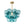 Chandelierias - Ornate Glam 1 - Light Cluster Glass Bubble Chandelier - Chandeliers - Pure Blue - 
