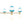 Chandelierias - Ornate Glam 12 - Light Blue Mixed Frosted Glass Sphere Chandelier - Chandeliers - Brass - 