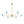 Chandelierias - Ornate Glam 12 - Light Blue Mixed Frosted Glass Sphere Chandelier - Chandeliers - Brass - 