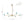 Chandelierias - Ornate Glam 12 - Light Blue Mixed Frosted Glass Sphere Chandelier - Chandeliers - Brass - 