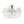 Chandelierias - Ornate Glam 6 - Light Rainbow Glass Semi - flush Mount Bubble Chandelier - Flush Mount - Black - 